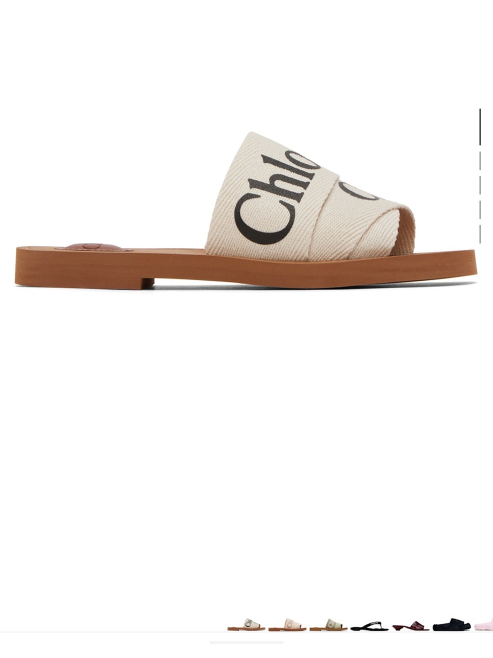 Chloé WOODY MULE FLAT SANDAL CHLOE